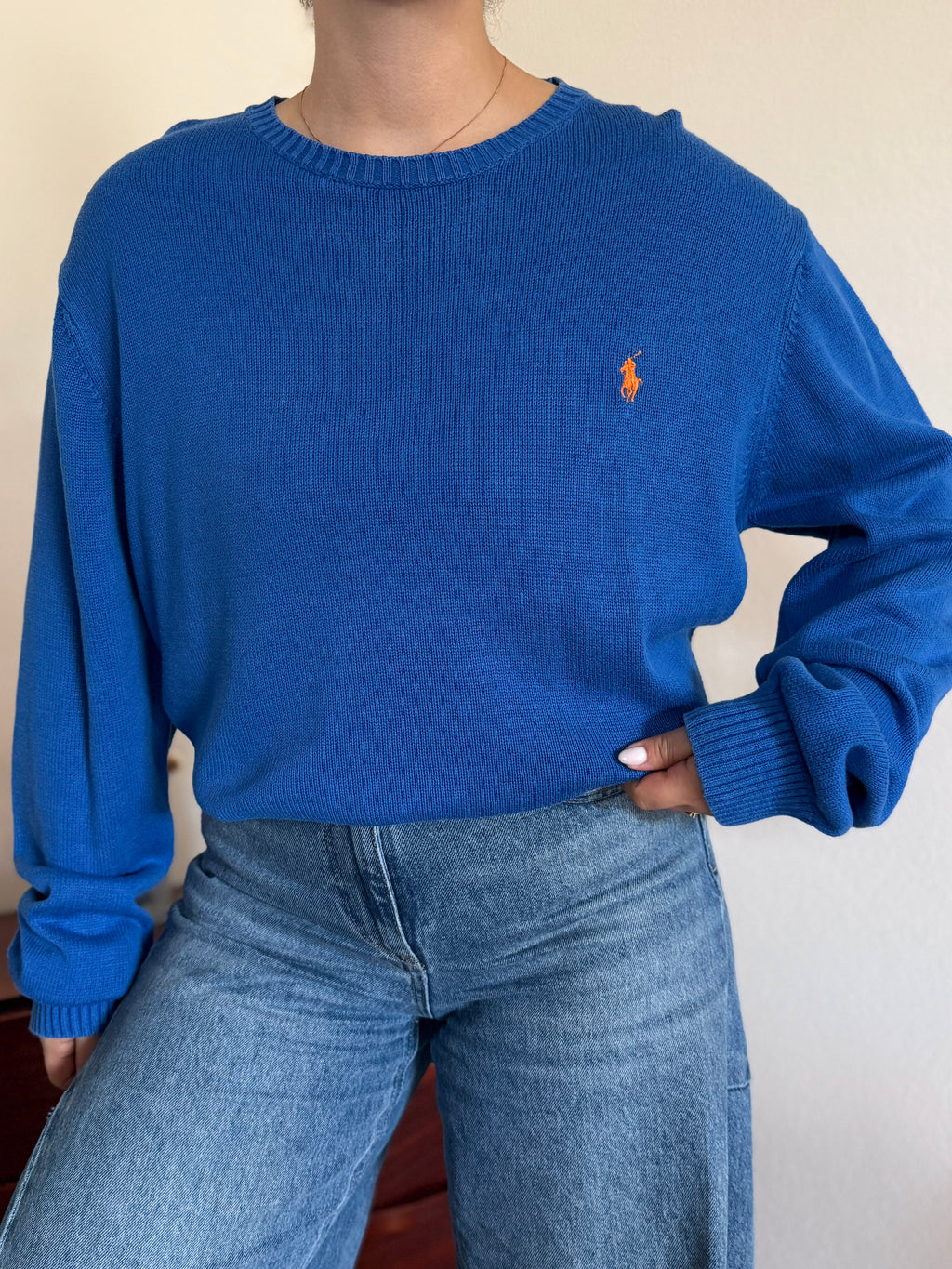 Polo Ralph Lauren Round Neck Sweater 100% Cotton