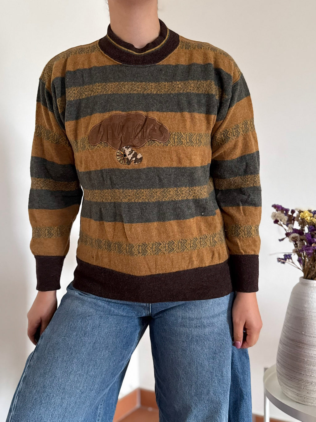 Vintage Sweater 100% Lã