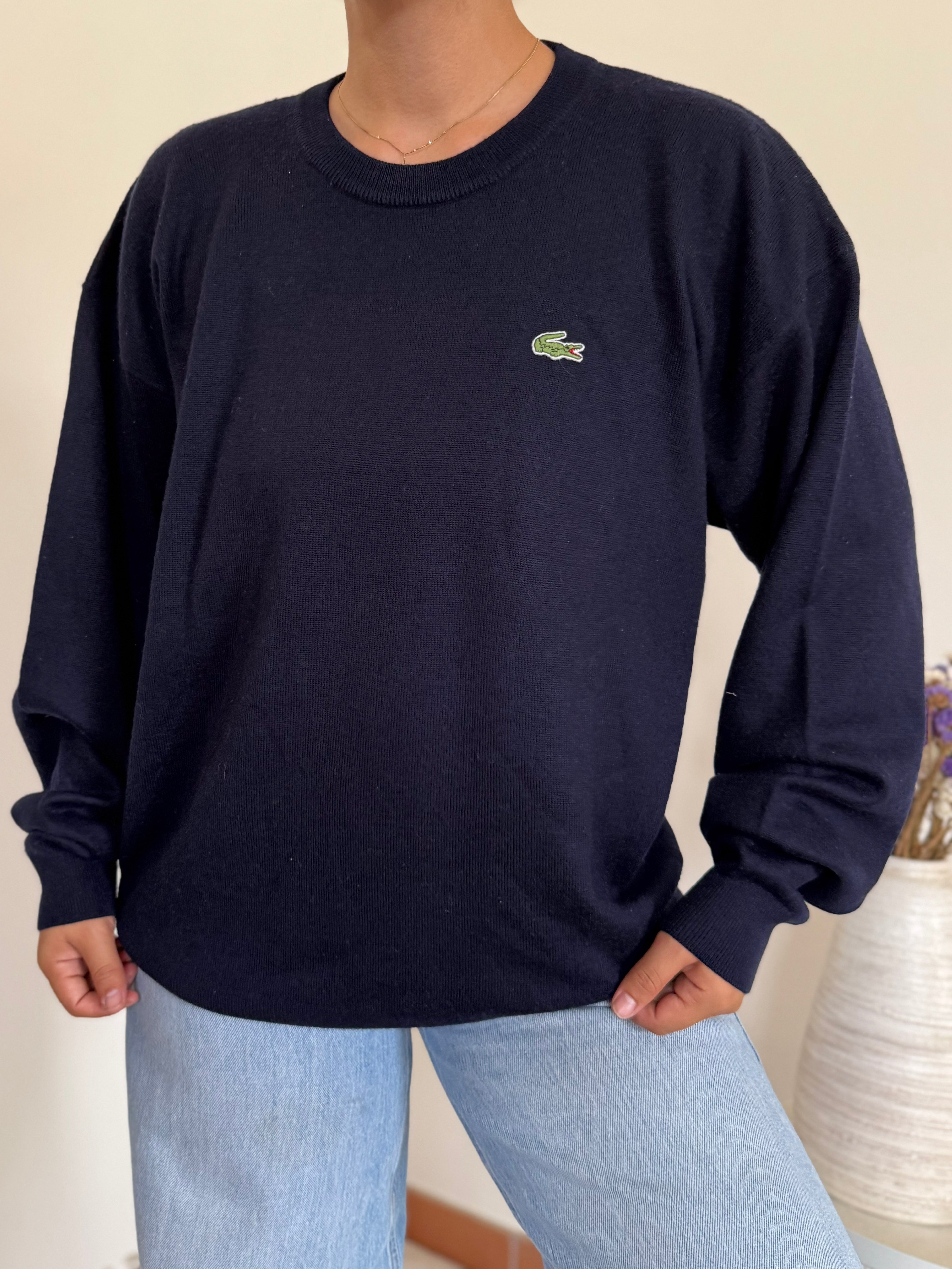 Lacoste Round Neck Sweater 50% Lã