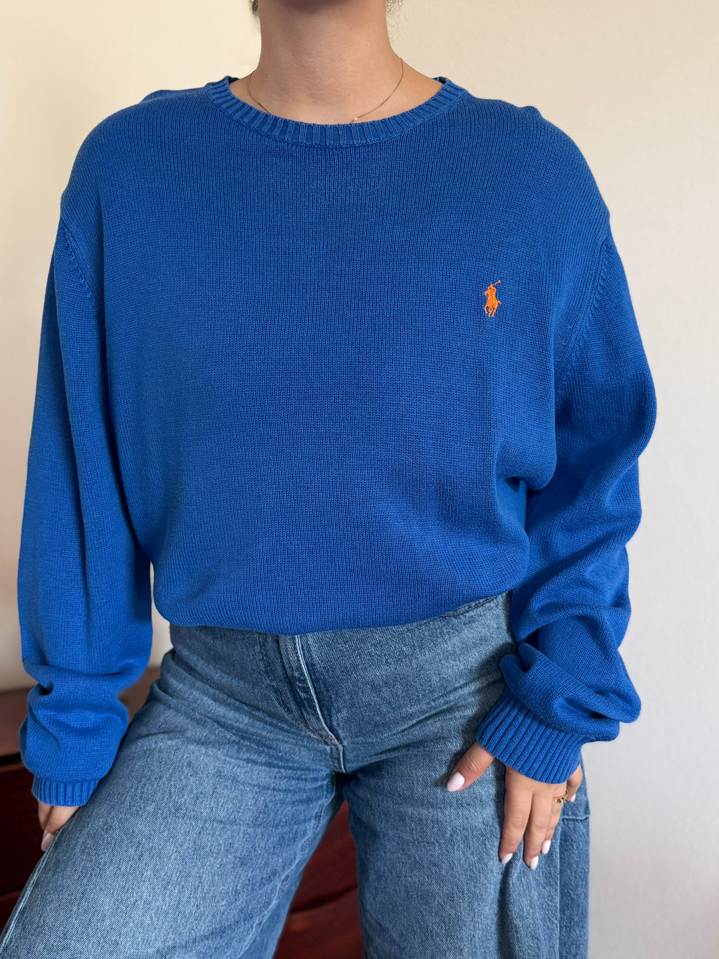 Polo Ralph Lauren Round Neck Sweater 100% Cotton