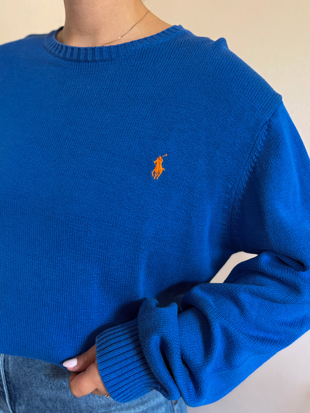 Polo Ralph Lauren Round Neck Sweater 100% Cotton