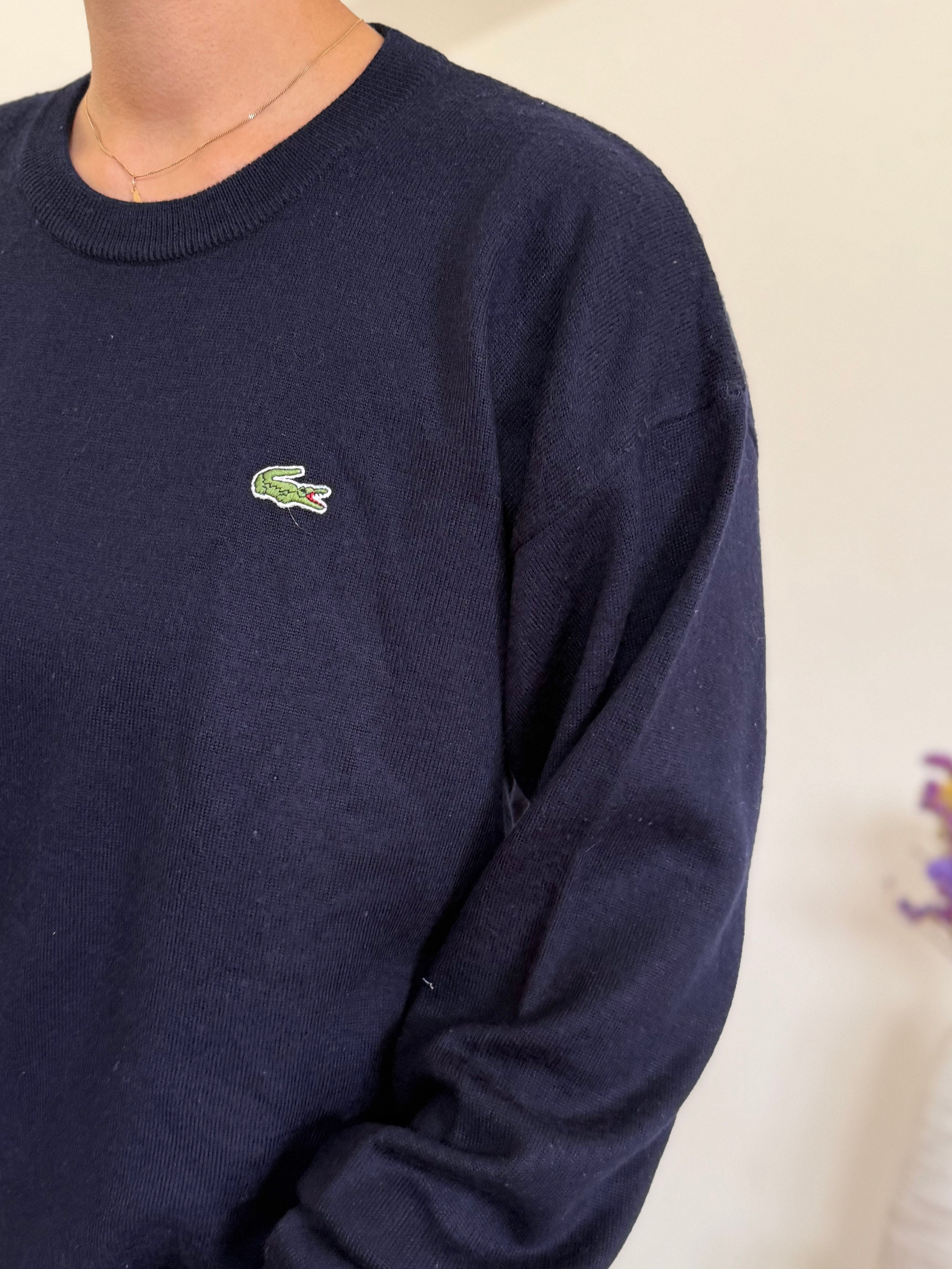 Lacoste Round Neck Sweater 50% Lã
