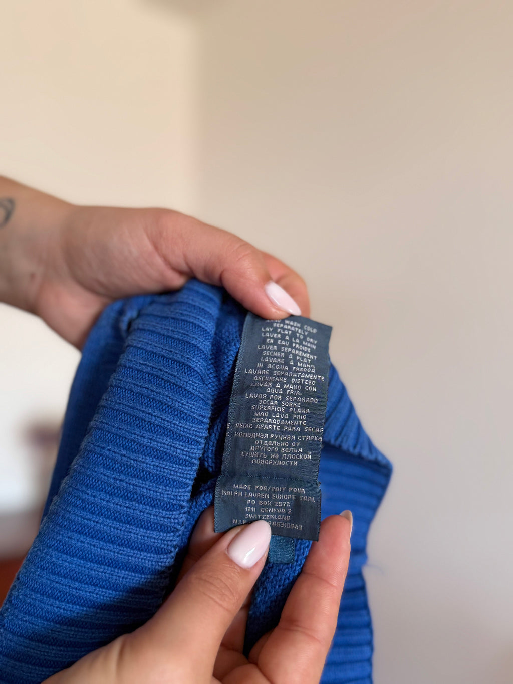 Polo Ralph Lauren Round Neck Sweater 100% Cotton