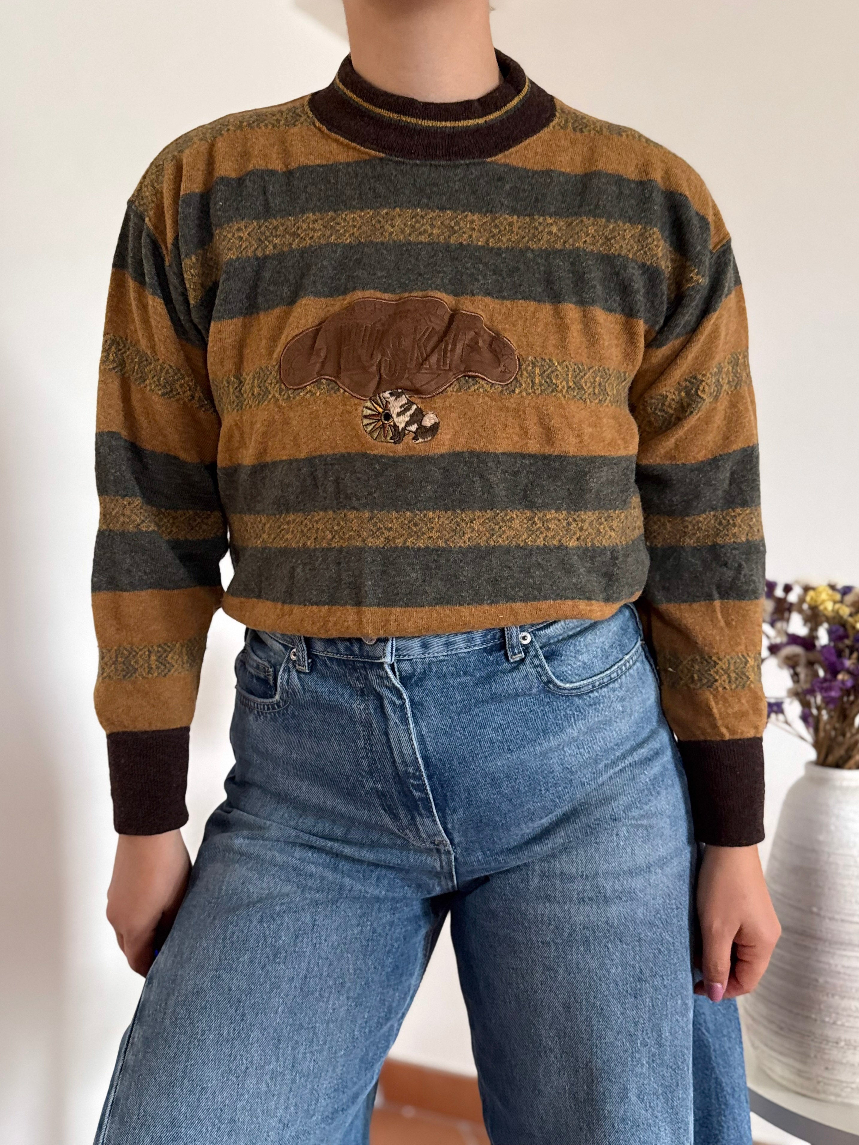 Vintage Sweater 100% Lã