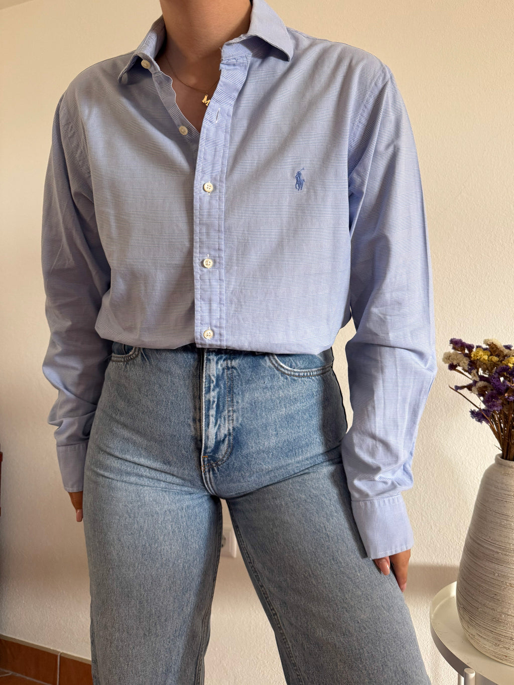 Polo Ralph Lauren Shirt Plain 100% Cotton