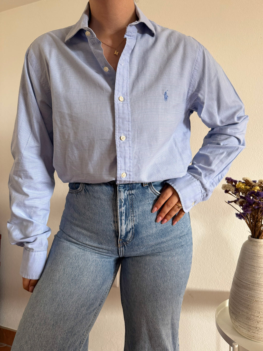 Polo Ralph Lauren Shirt Plain 100% Cotton