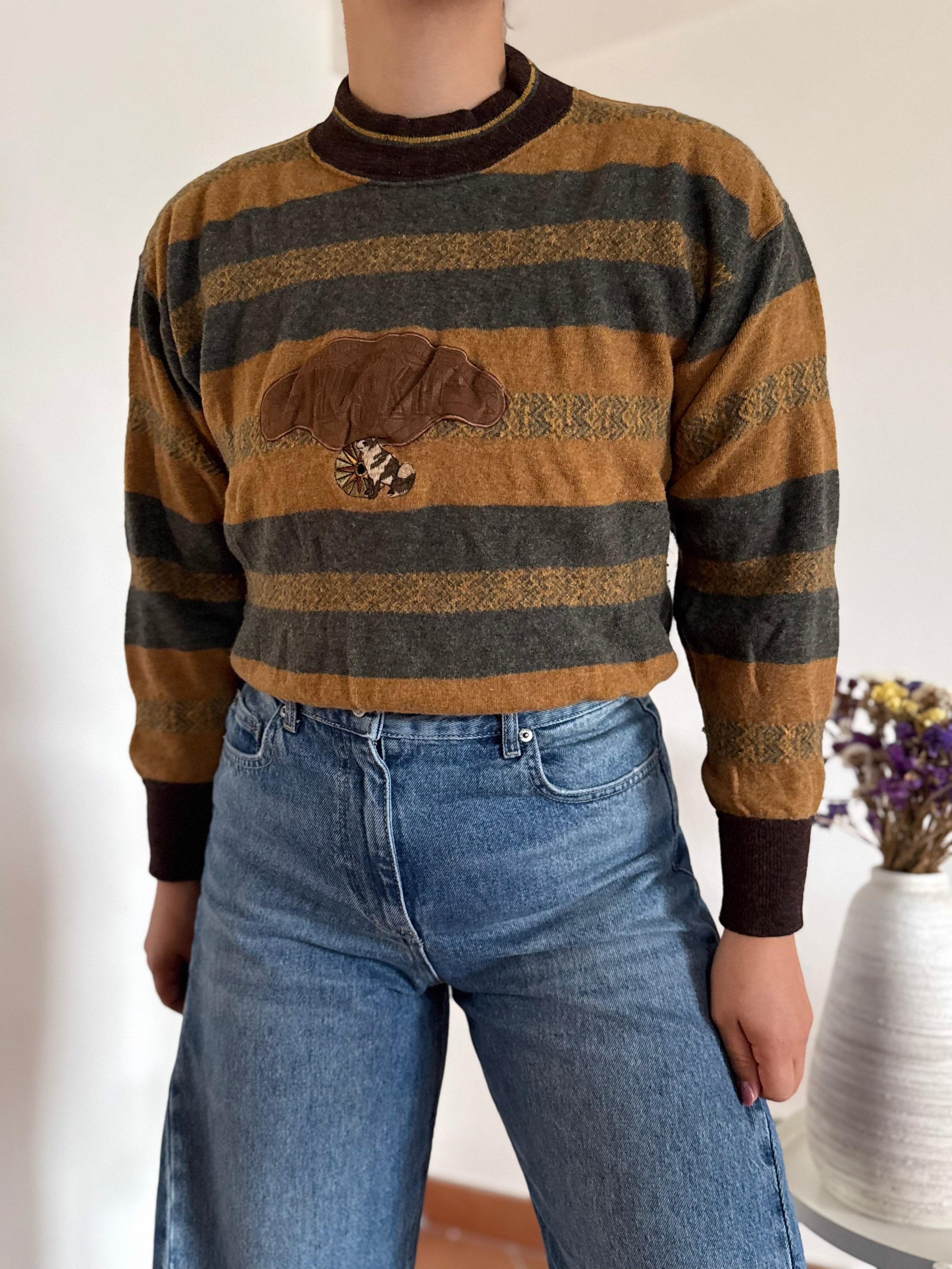 Vintage Sweater 100% Lã