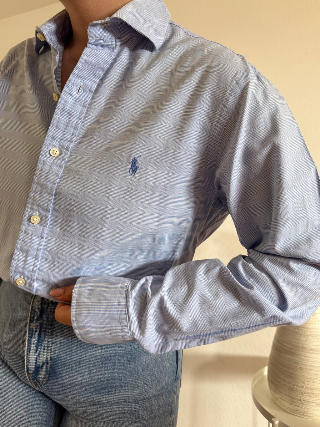 Polo Ralph Lauren Shirt Plain 100% Cotton