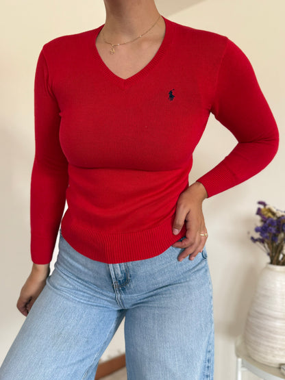 Ralph Lauren V-Neck Knit Sweater