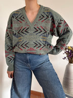Vintage Sweater 85% Lã 25% Alpaca