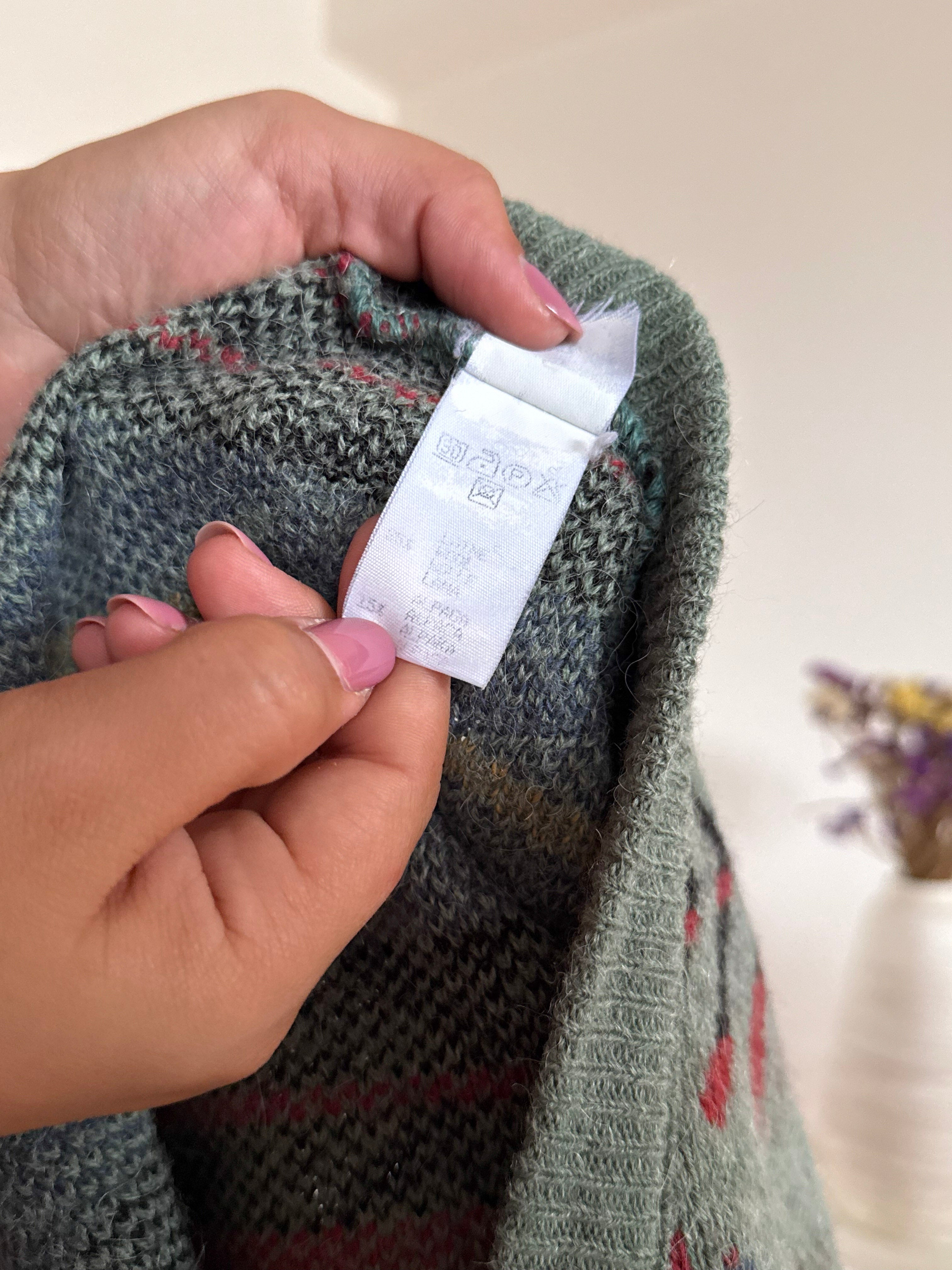 Vintage Sweater 85% Lã 25% Alpaca