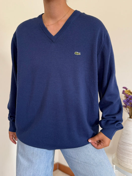 Lacoste V-Neck Sweater 50% Lã