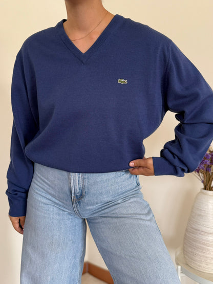 Lacoste V-Neck Sweater 50% Lã
