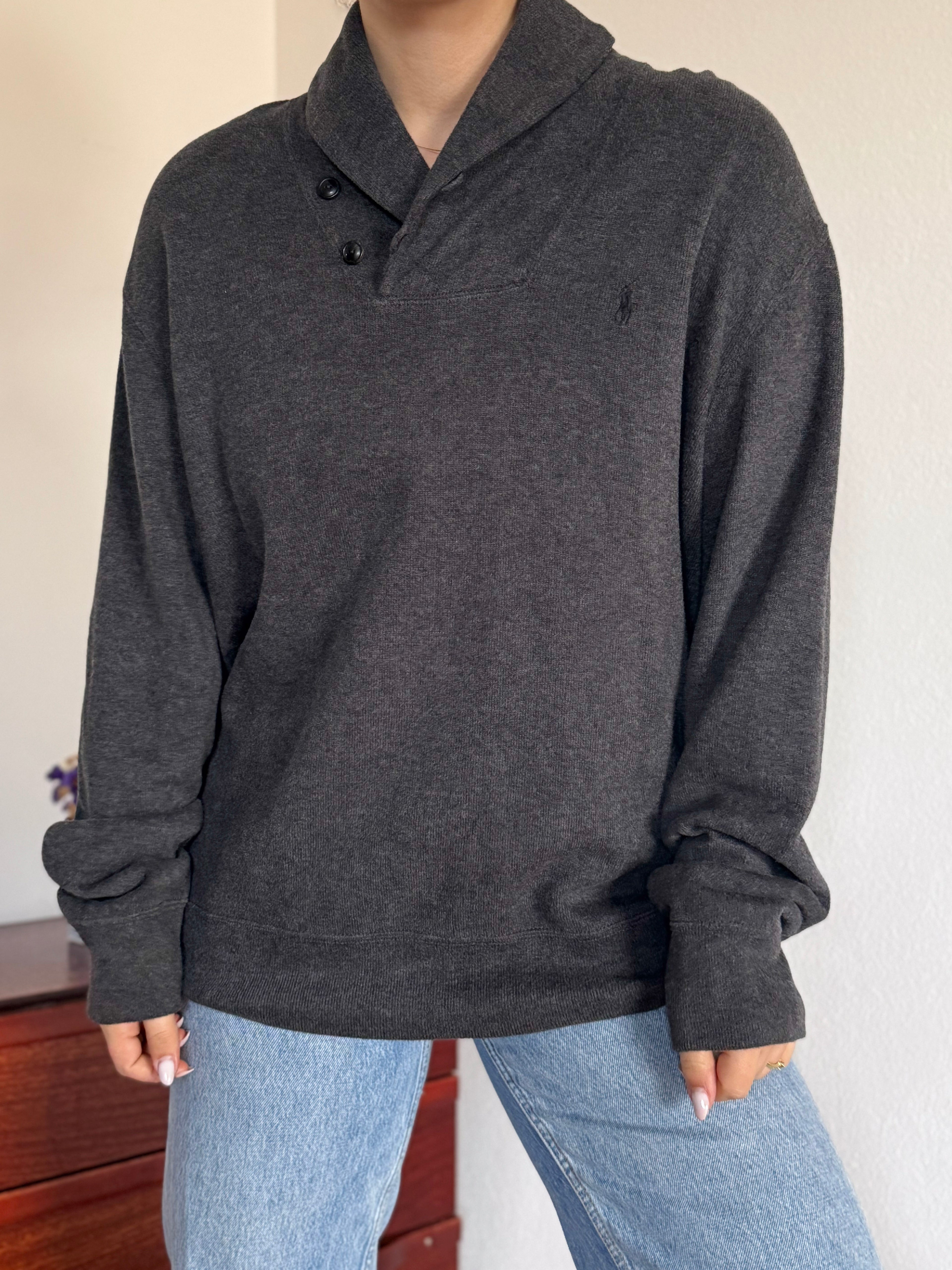 Ralph Lauren V-Neck Knit Jumper 100% Cotton