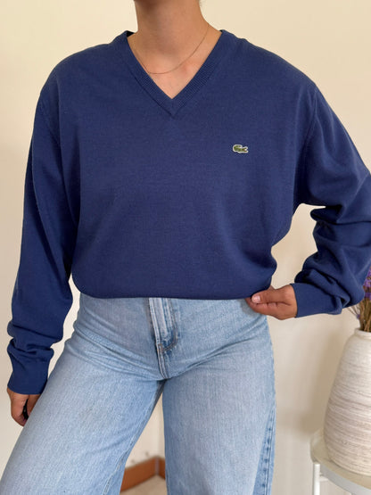 Lacoste V-Neck Sweater 50% Lã