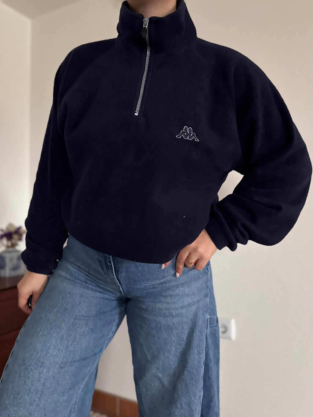 Kappa Fleece 1/4 Zip Sweater