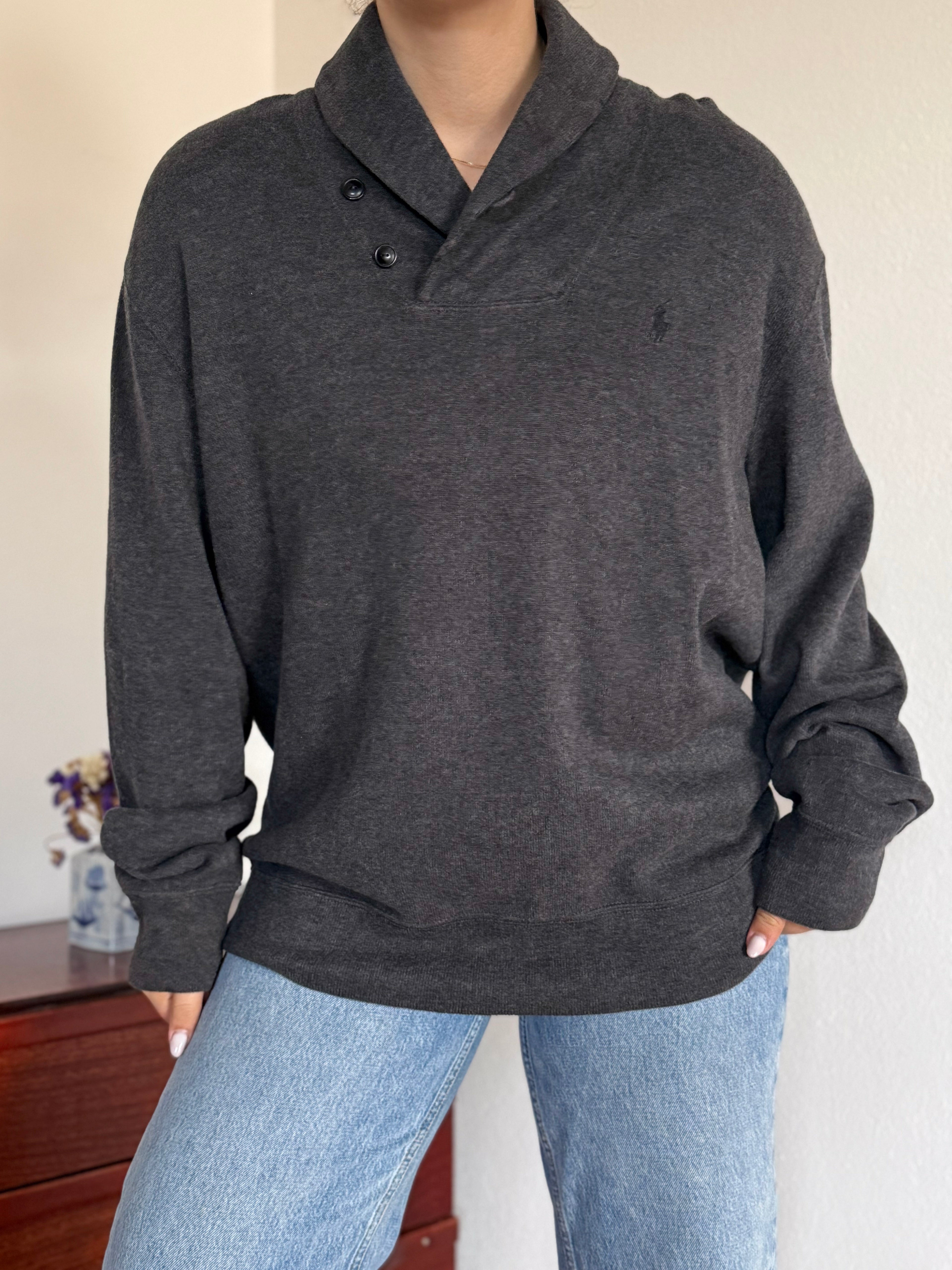 Ralph Lauren V-Neck Knit Jumper 100% Cotton