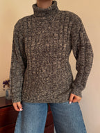 Vintage High Neck Sweater 100% Acrylic