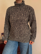 Vintage High Neck Sweater 100% Acrylic
