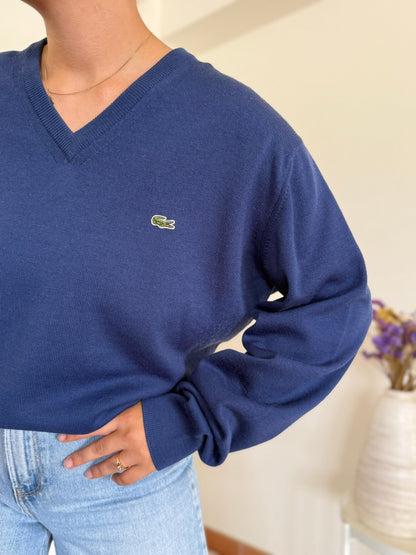 Lacoste V-Neck Sweater 50% Lã