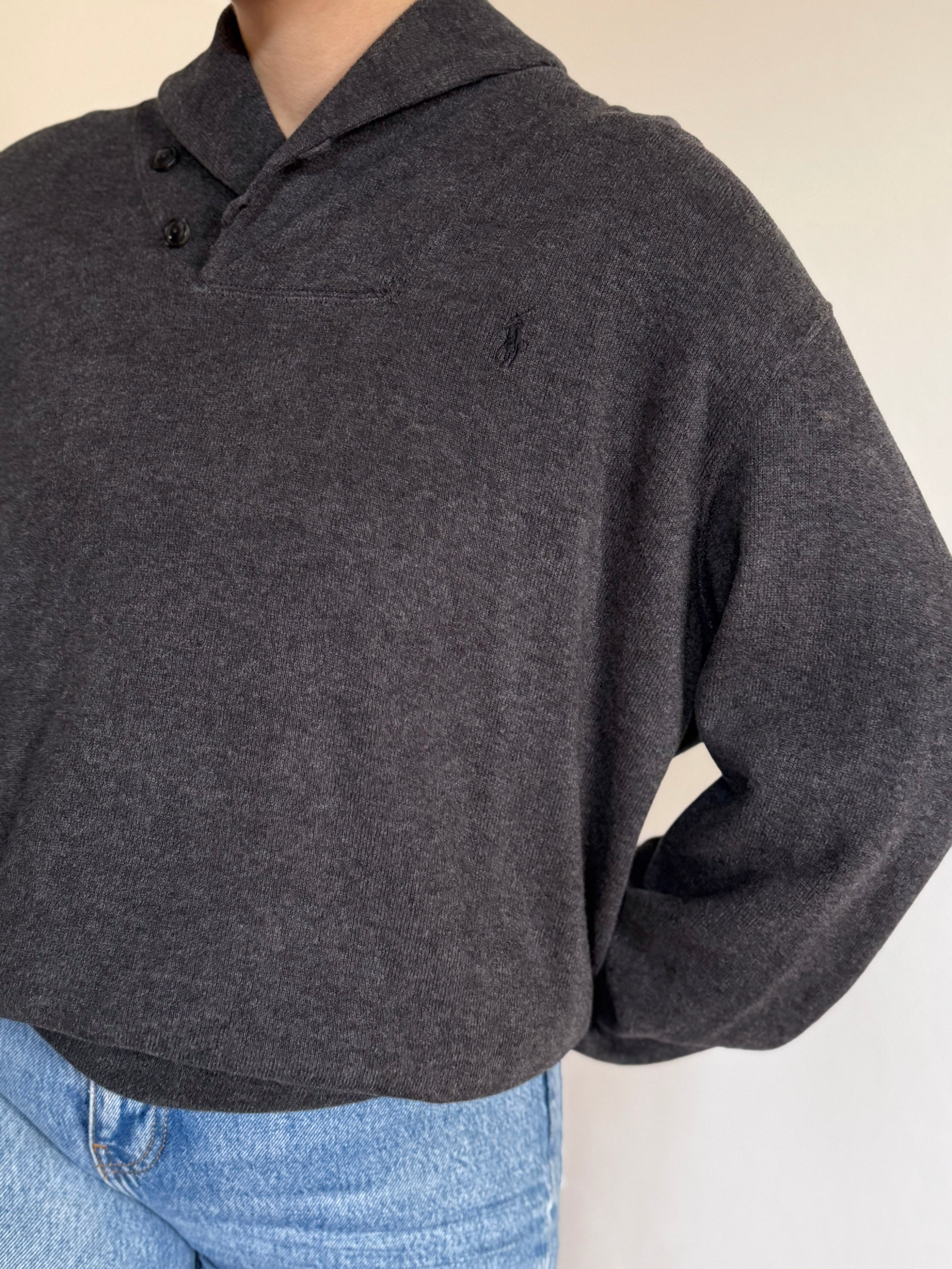 Ralph Lauren V-Neck Knit Jumper 100% Cotton