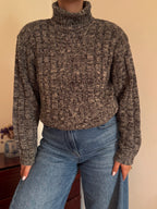Vintage High Neck Sweater 100% Acrylic