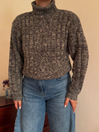 Vintage High Neck Sweater 100% Acrylic