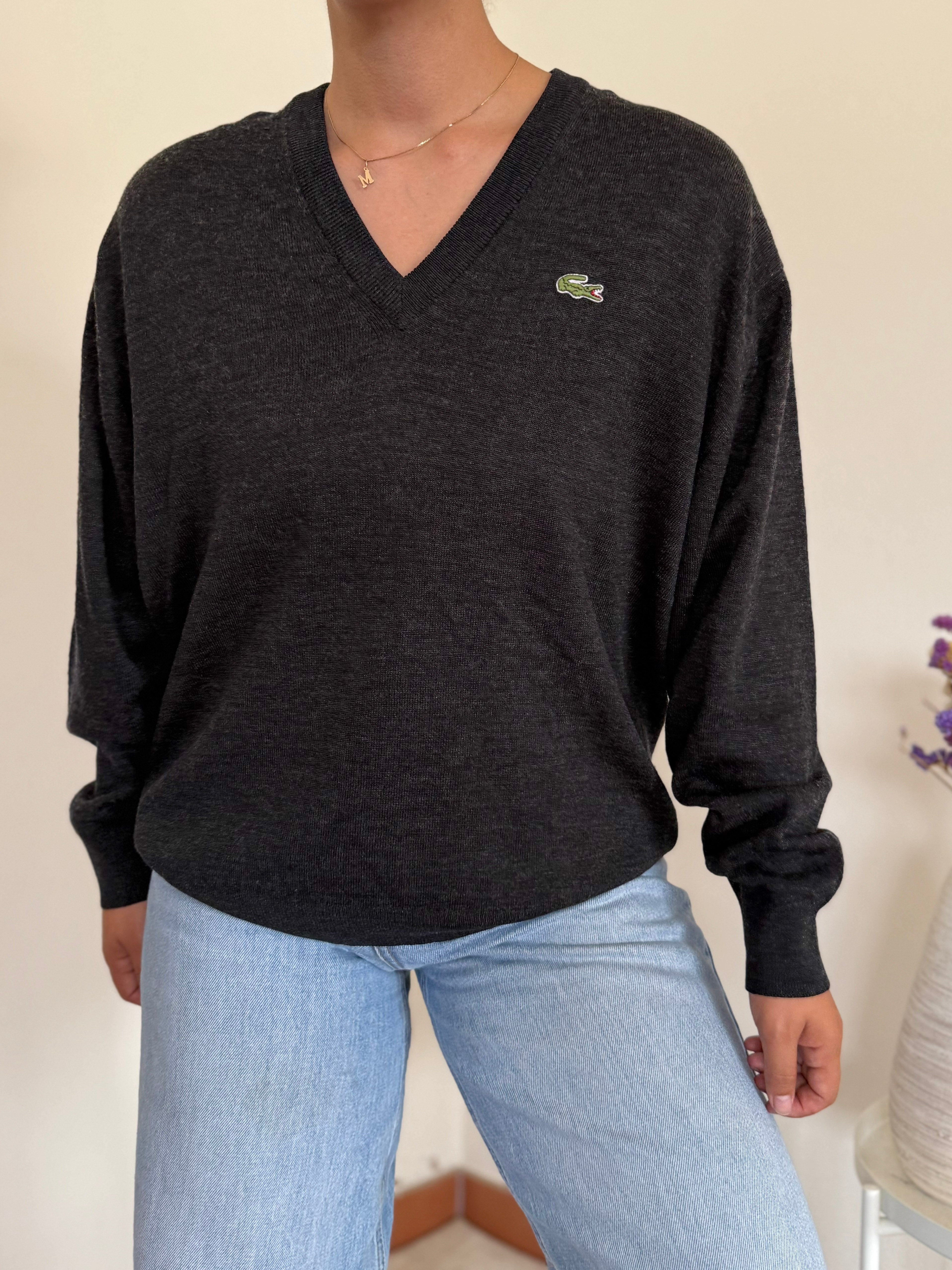 Lacoste V-Neck Sweater 50% Lã