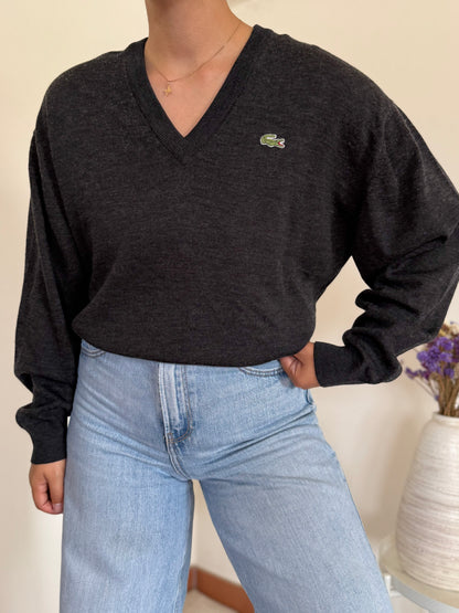 Lacoste V-Neck Sweater 50% Lã