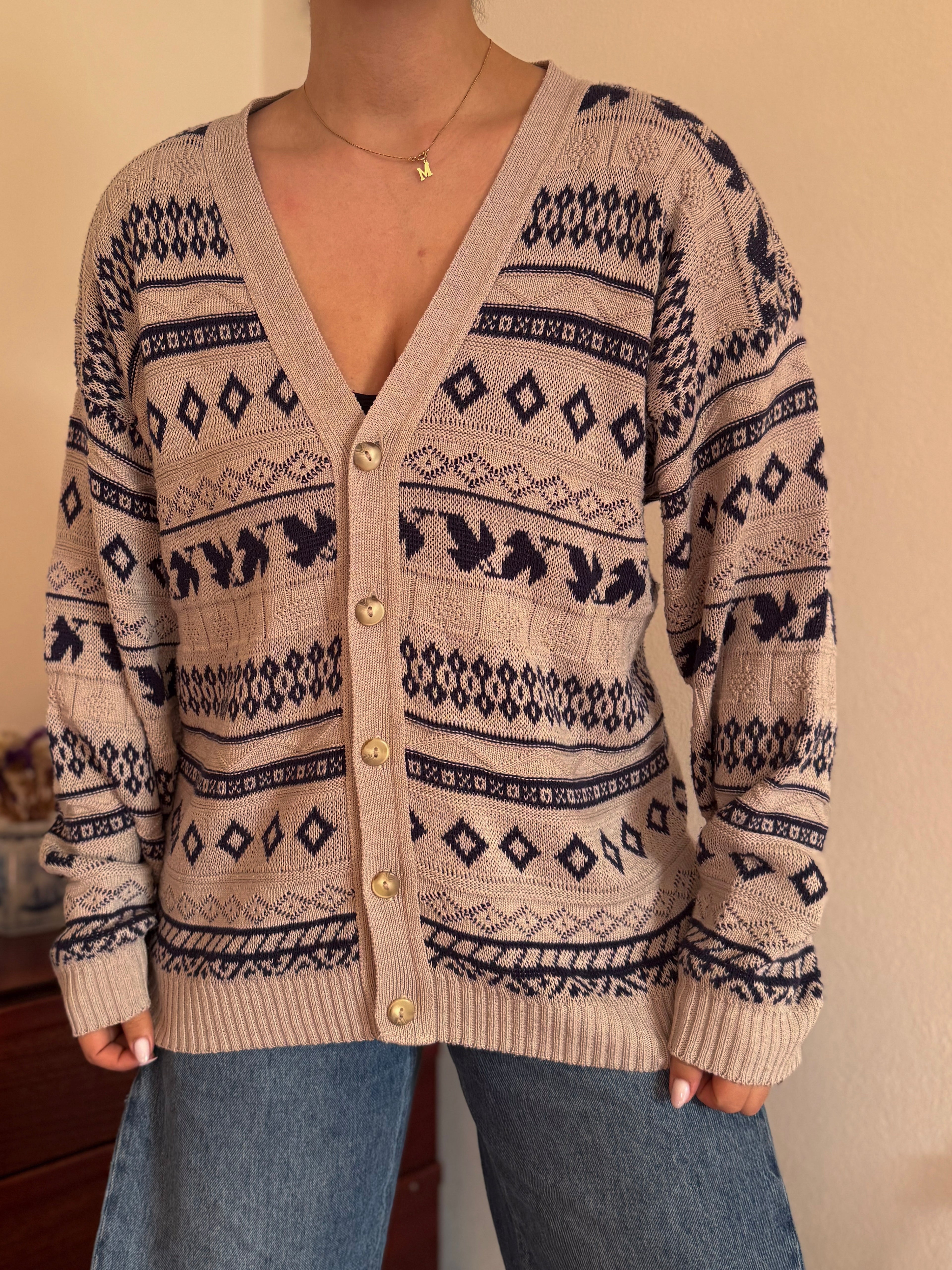 Vintage Cardigan 50% Cotton