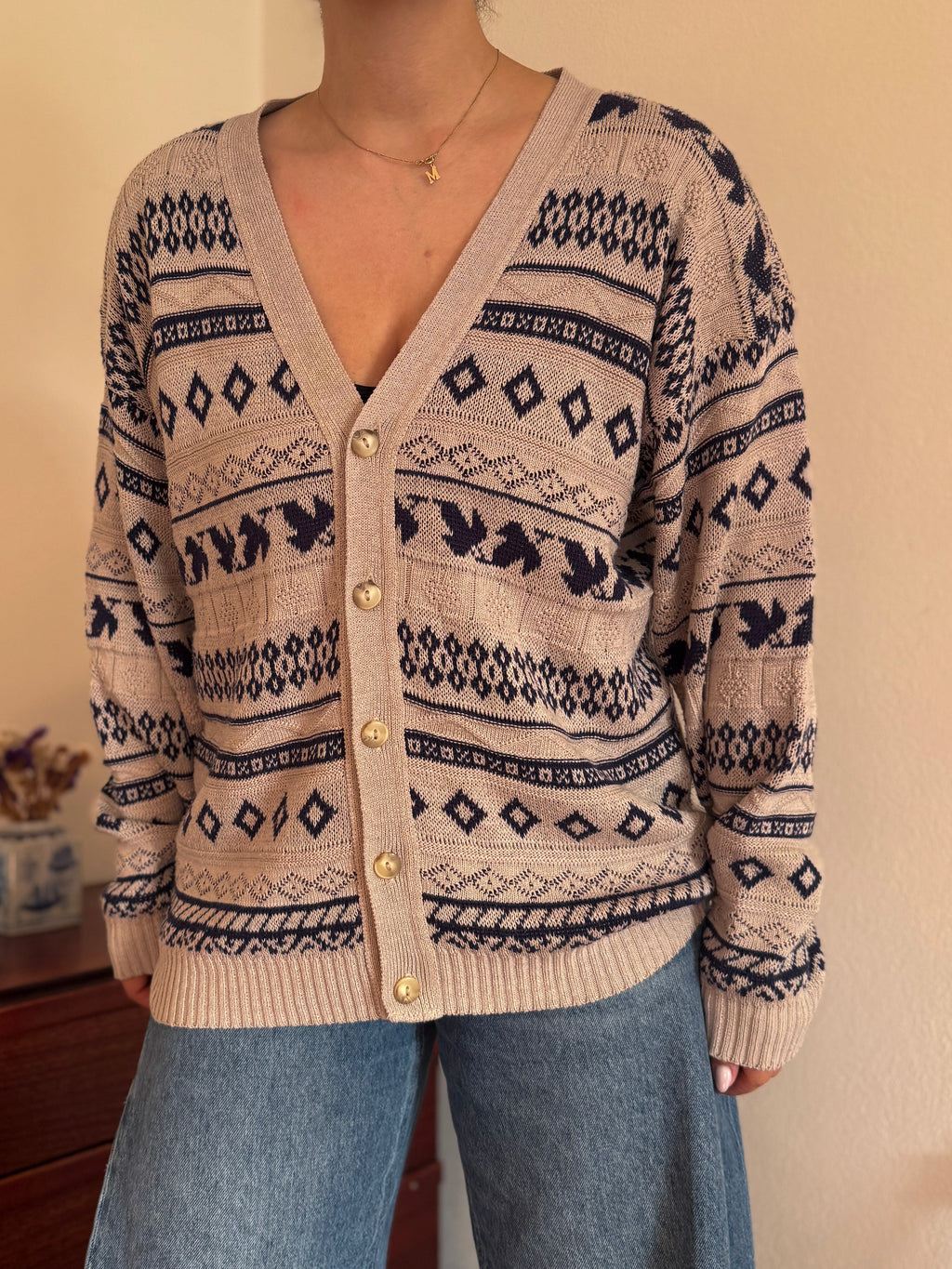 Vintage Cardigan 50% Cotton