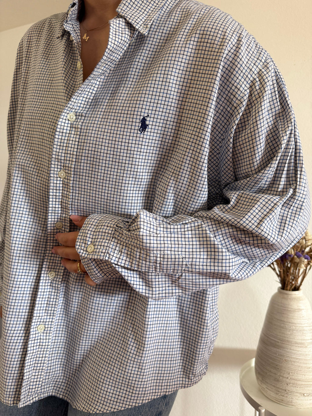 Polo Ralph Lauren Shirt Plaid 100% Cotton