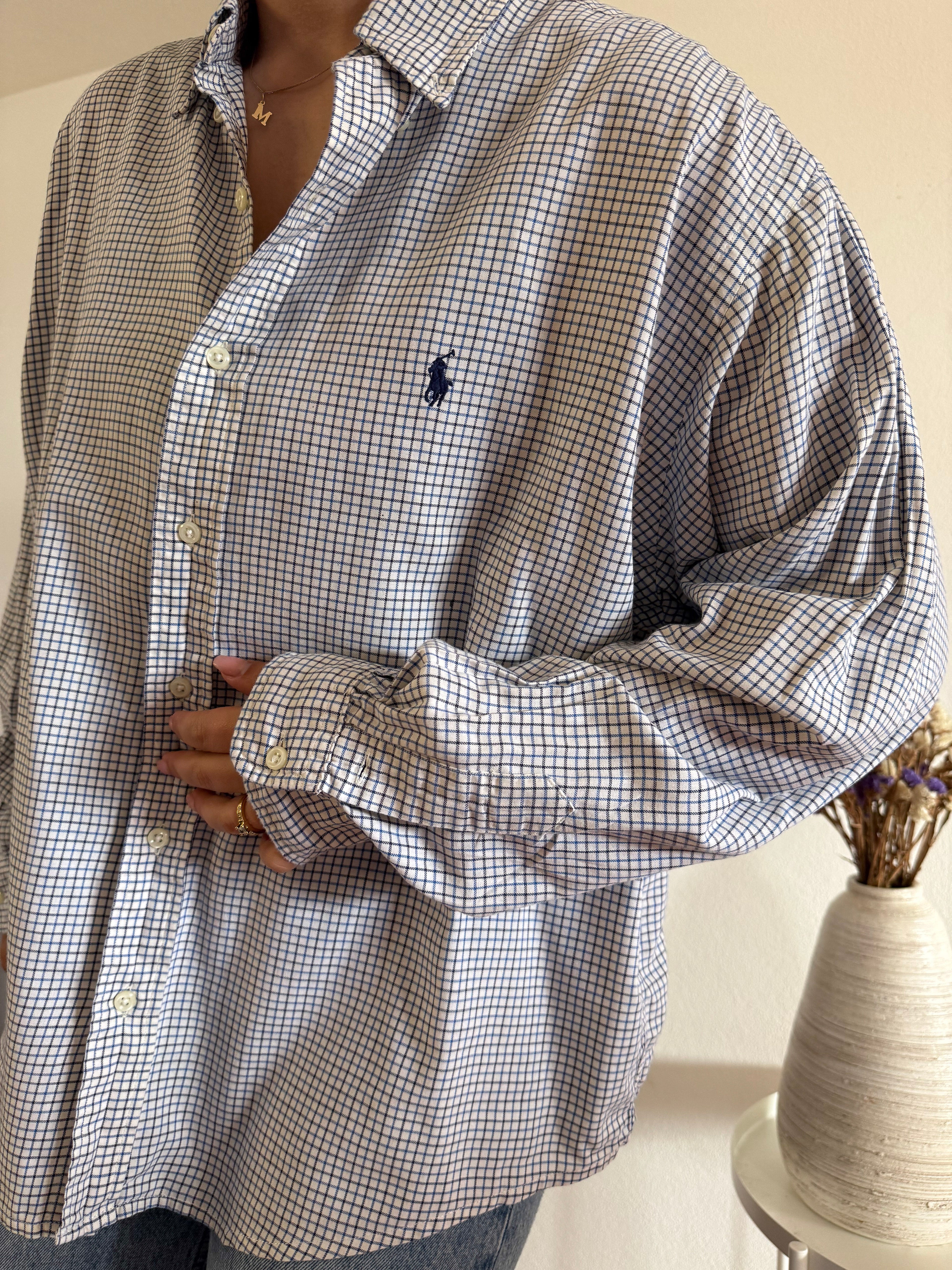 Polo Ralph Lauren Shirt Plaid 100% Cotton