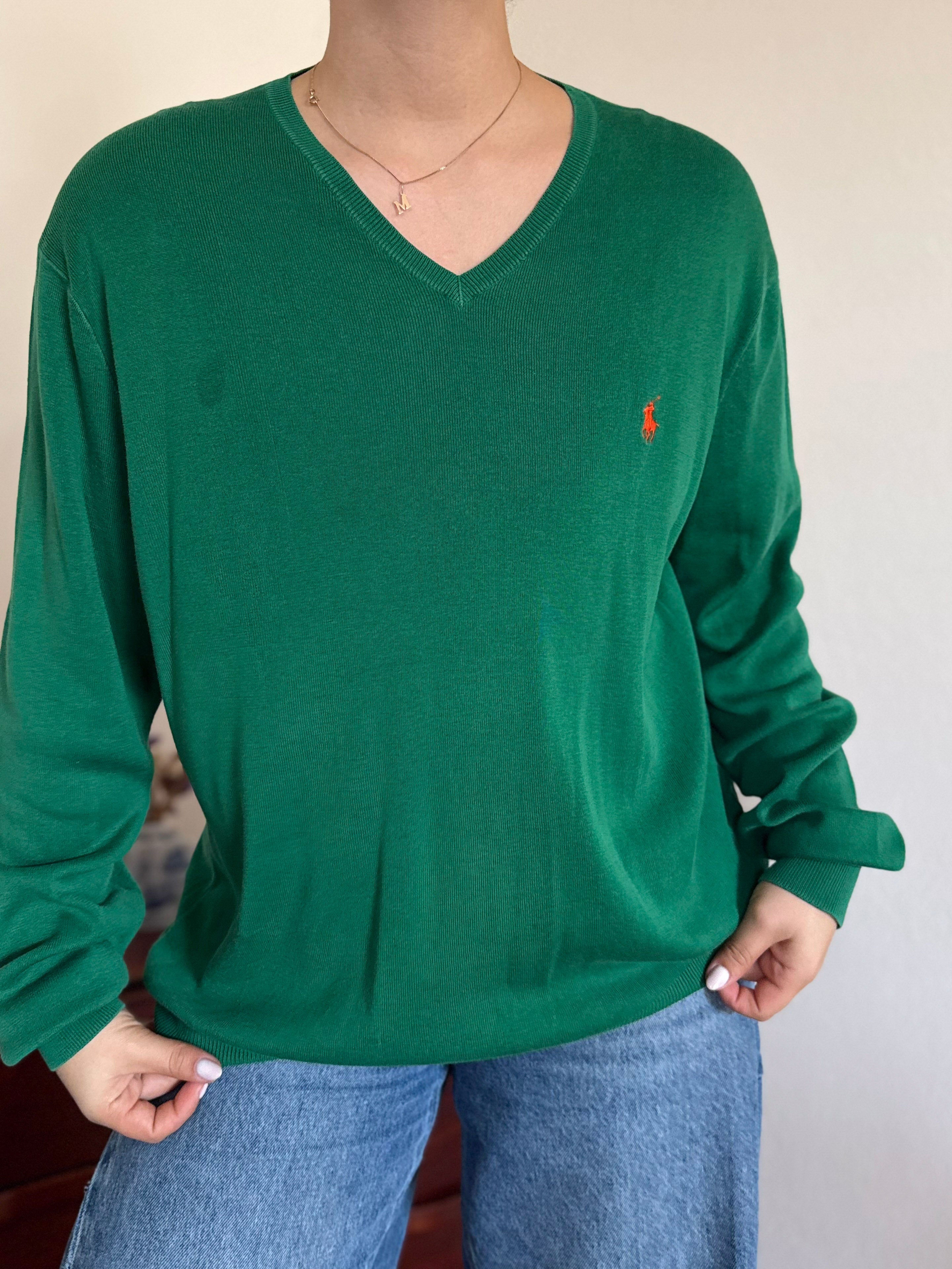 Polo Ralph Lauren V-Neck Sweater 100% Cotton