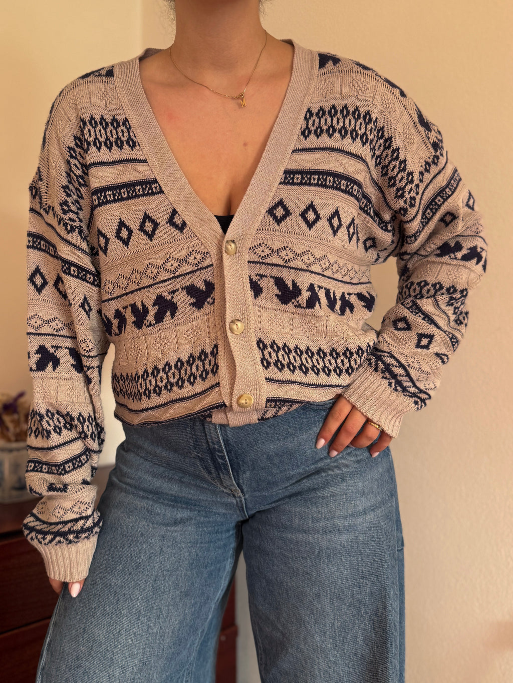 Vintage Cardigan 50% Cotton