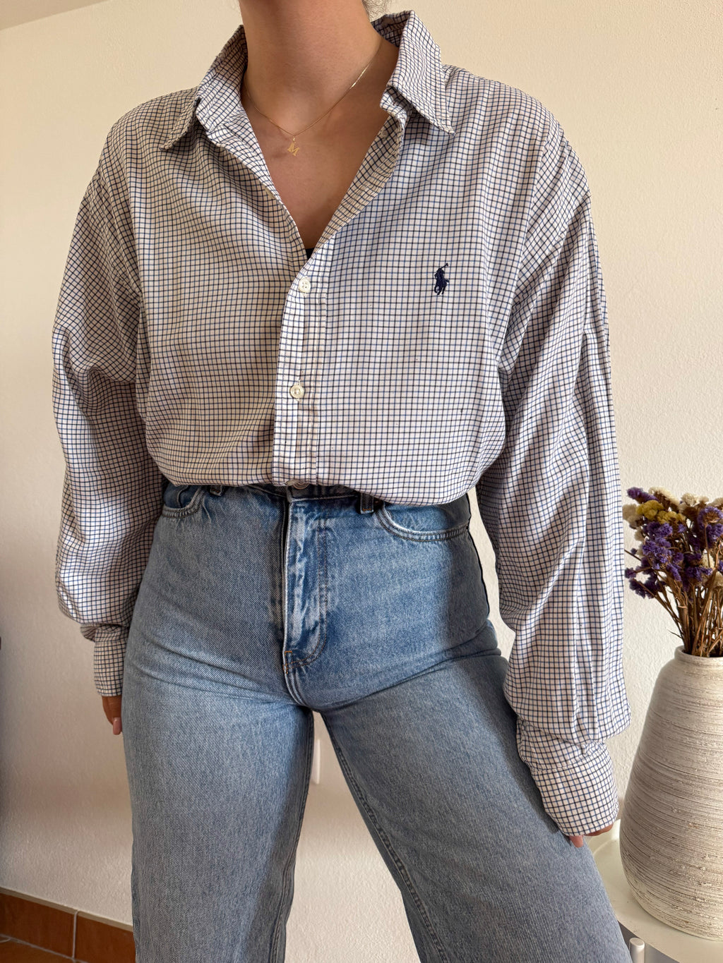 Polo Ralph Lauren Shirt Plaid 100% Cotton