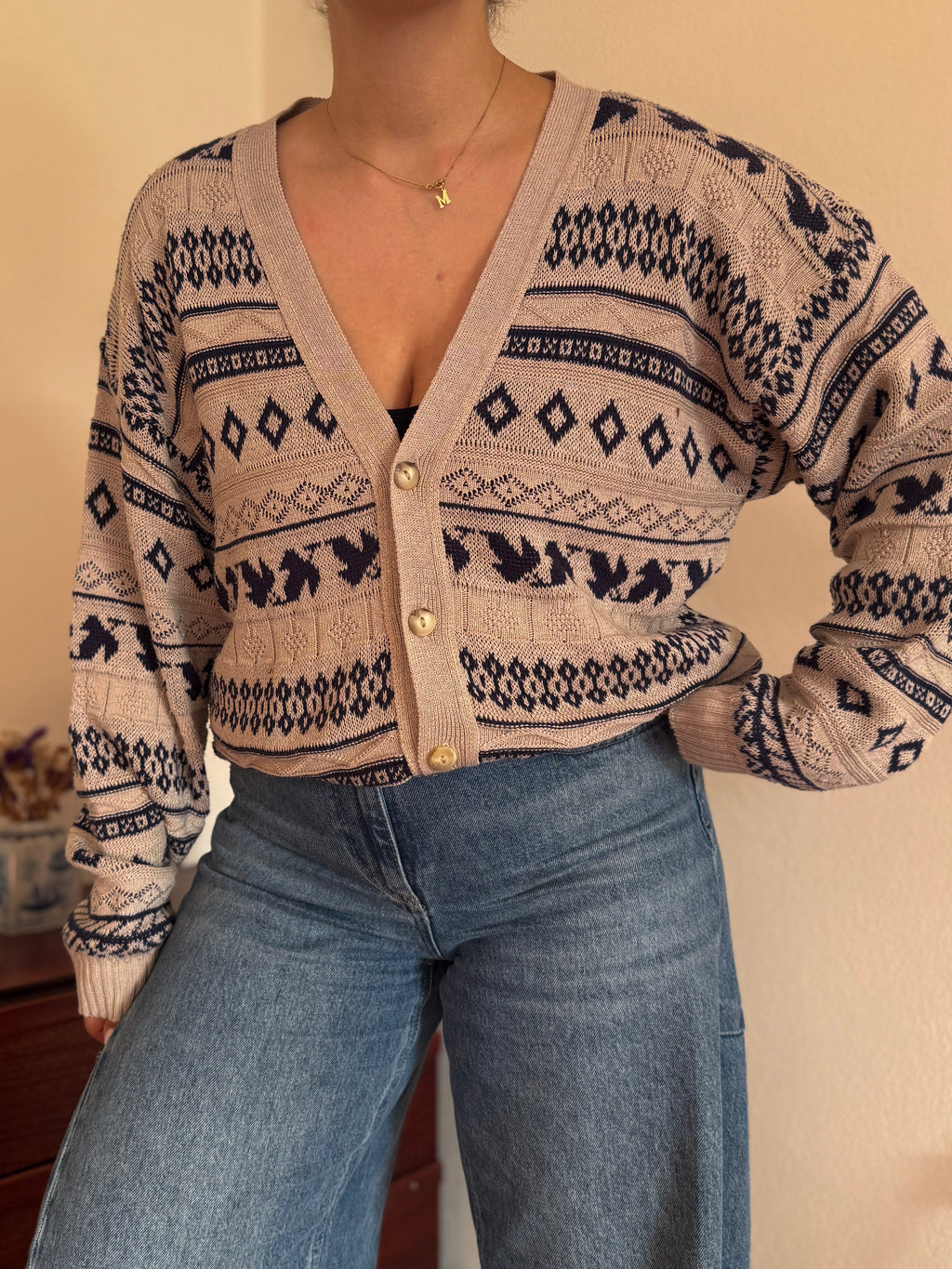 Vintage Cardigan 50% Cotton