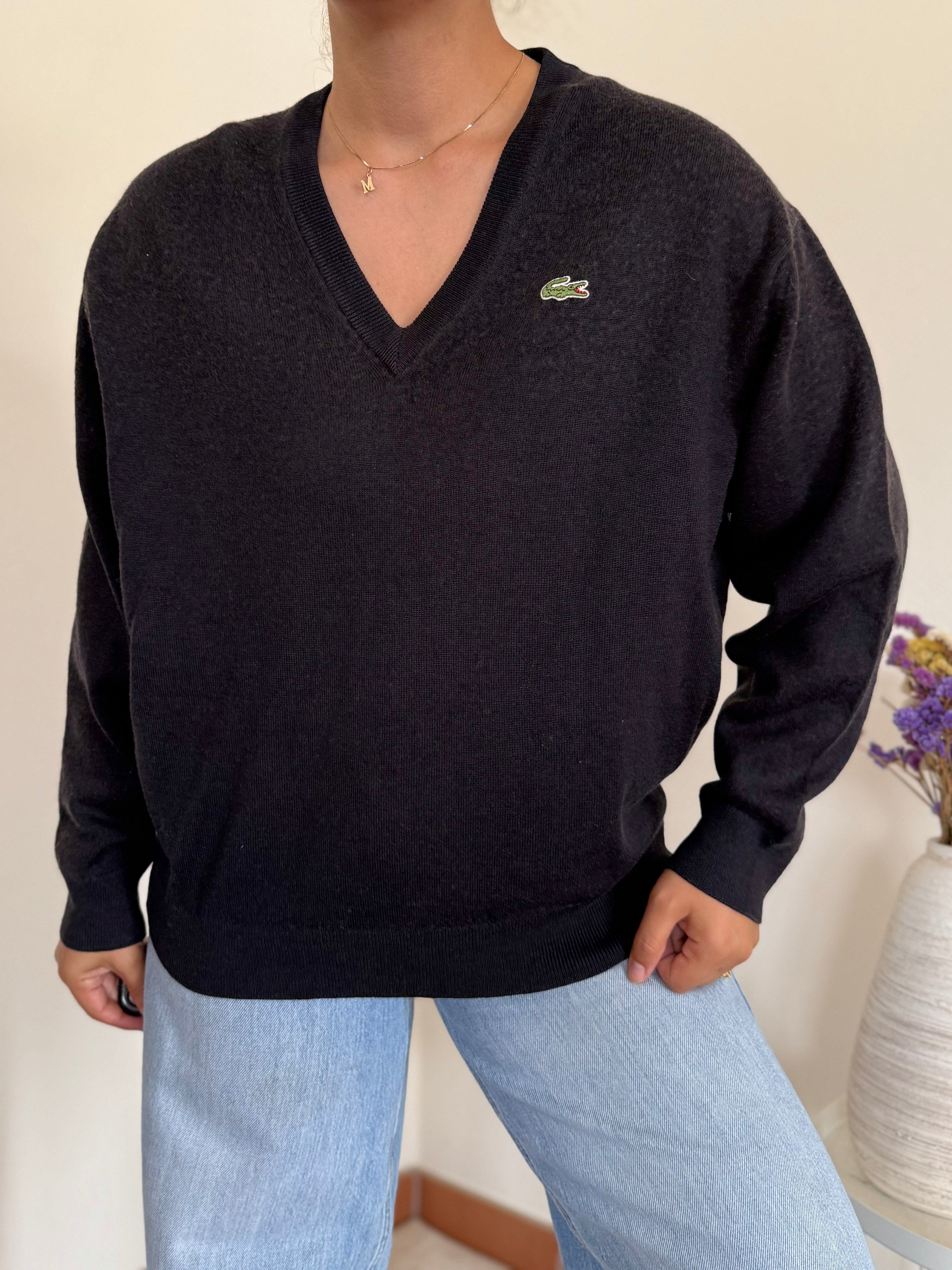 Lacoste V-Neck Sweater 50% Lã