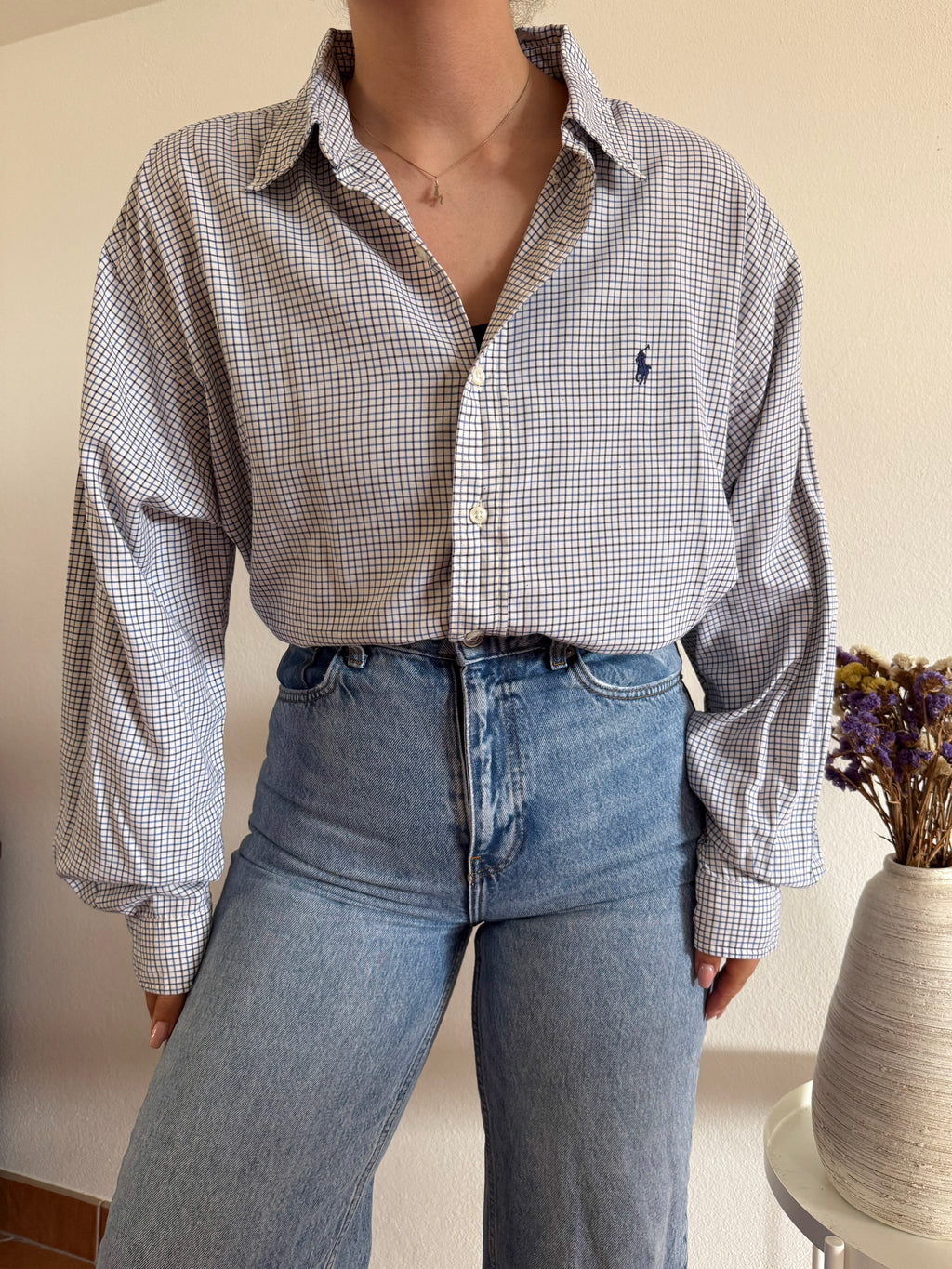 Polo Ralph Lauren Shirt Plaid 100% Cotton