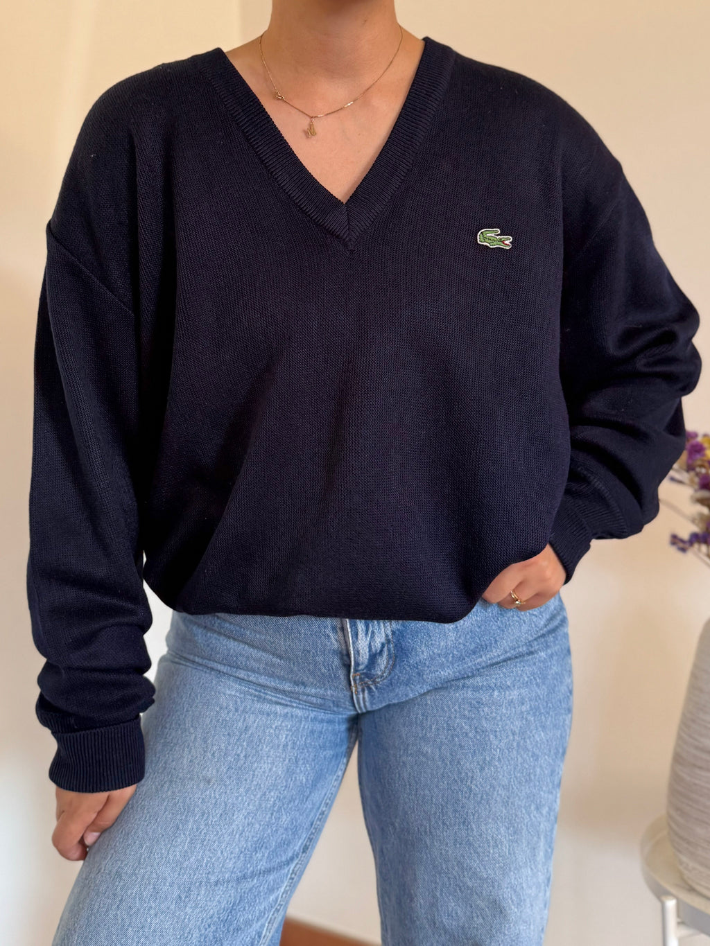 Lacoste V-Neck Sweater