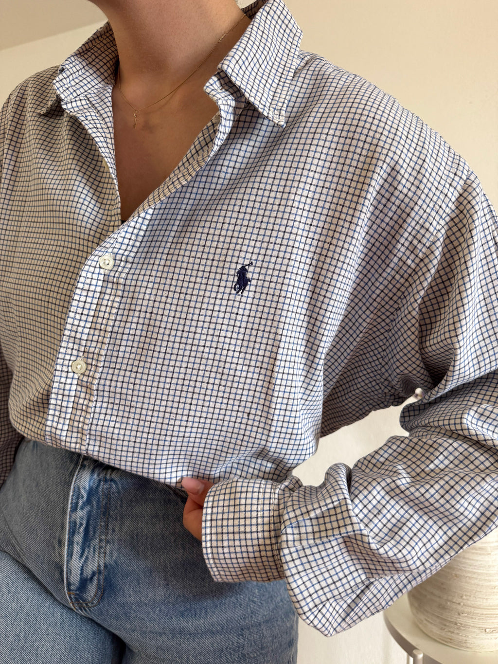 Polo Ralph Lauren Shirt Plaid 100% Cotton