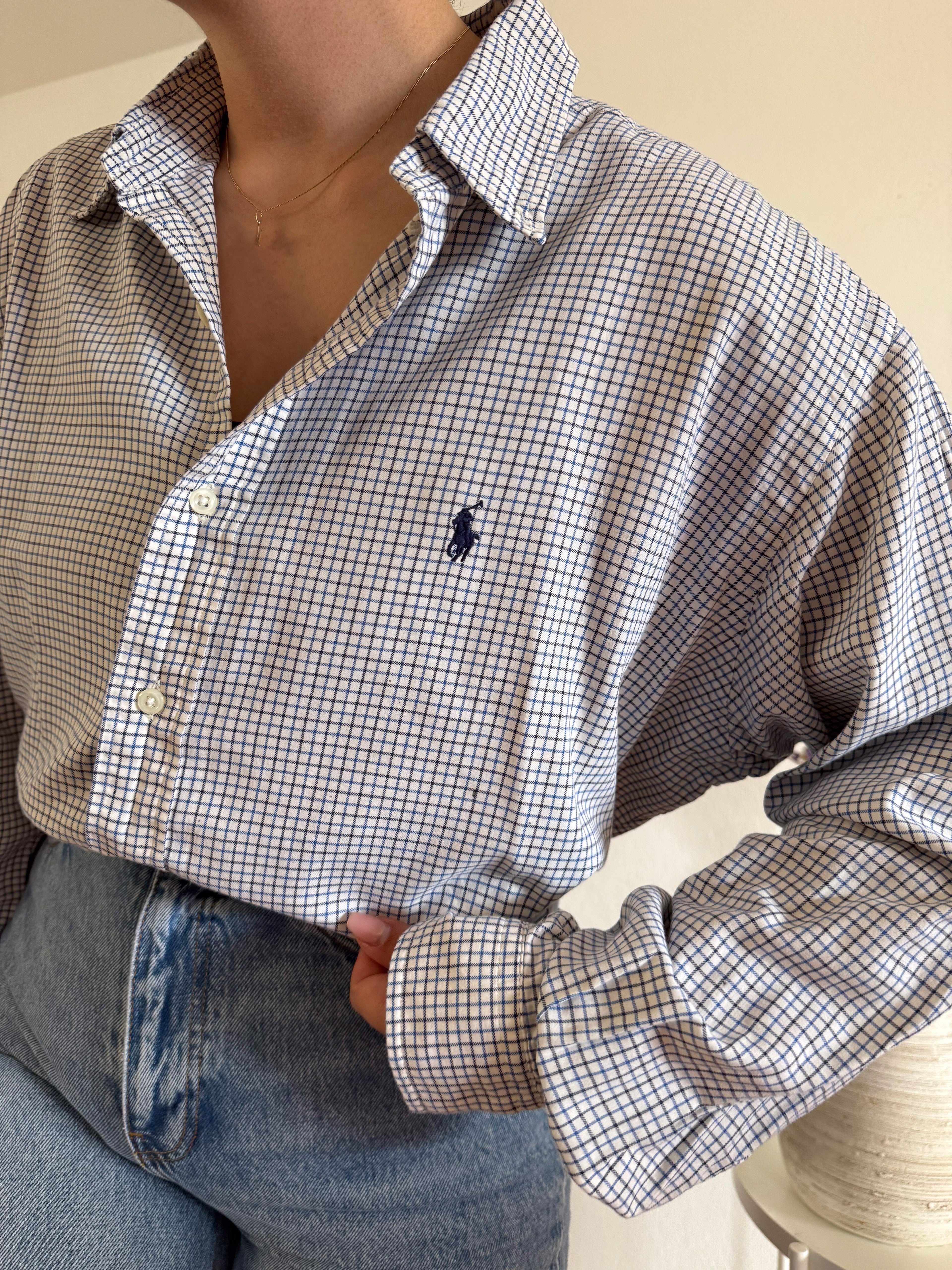 Polo Ralph Lauren Shirt Plaid 100% Cotton