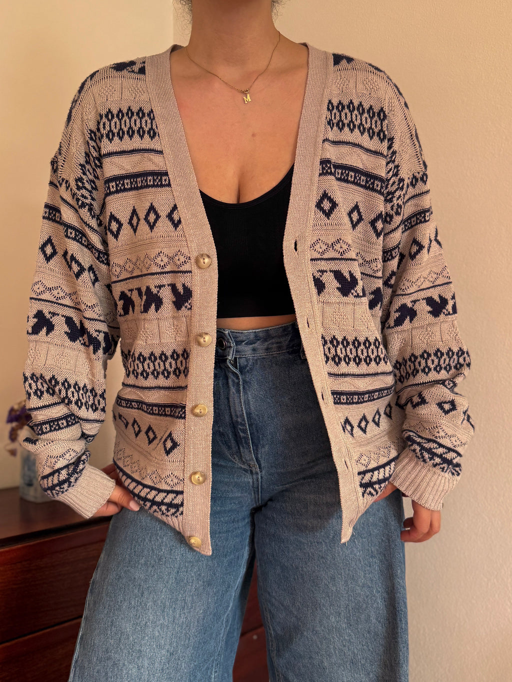 Vintage Cardigan 50% Cotton