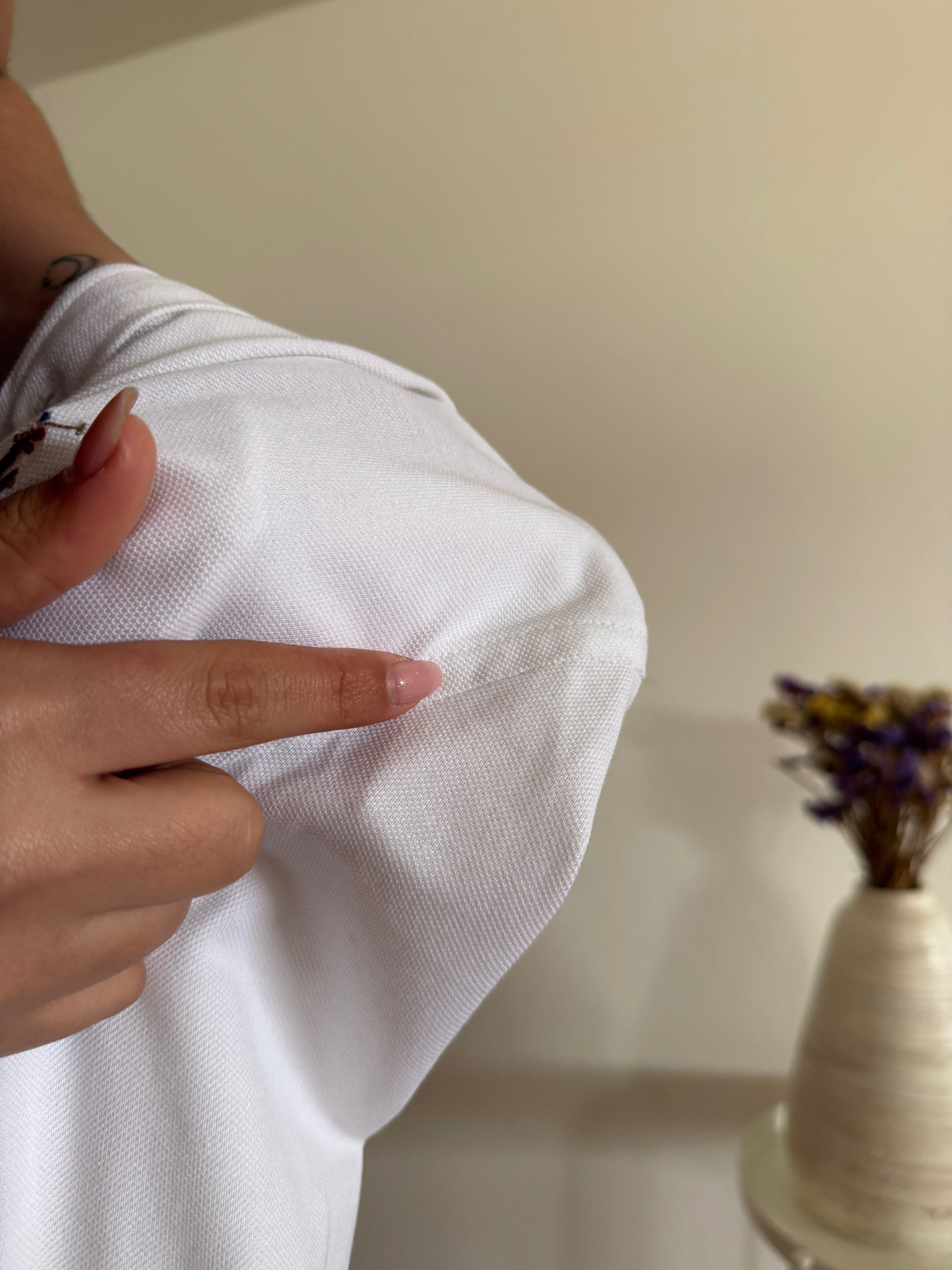 Ralph Lauren Shirt Plain White 100% Cotton