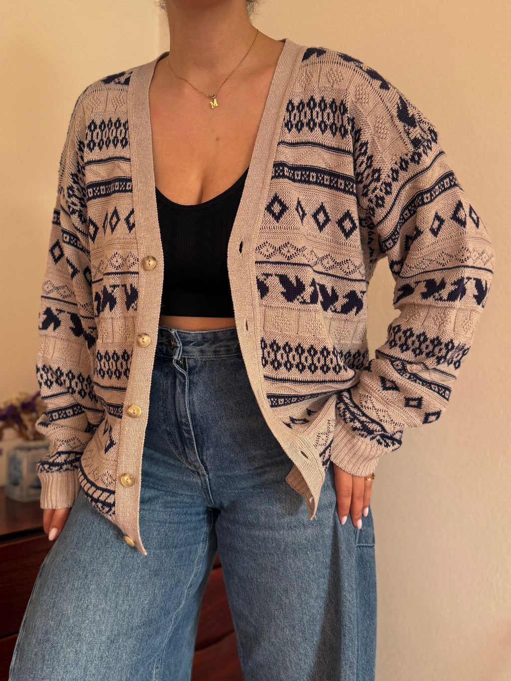 Vintage Cardigan 50% Cotton