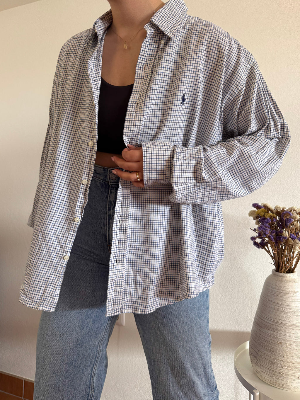 Polo Ralph Lauren Shirt Plaid 100% Cotton