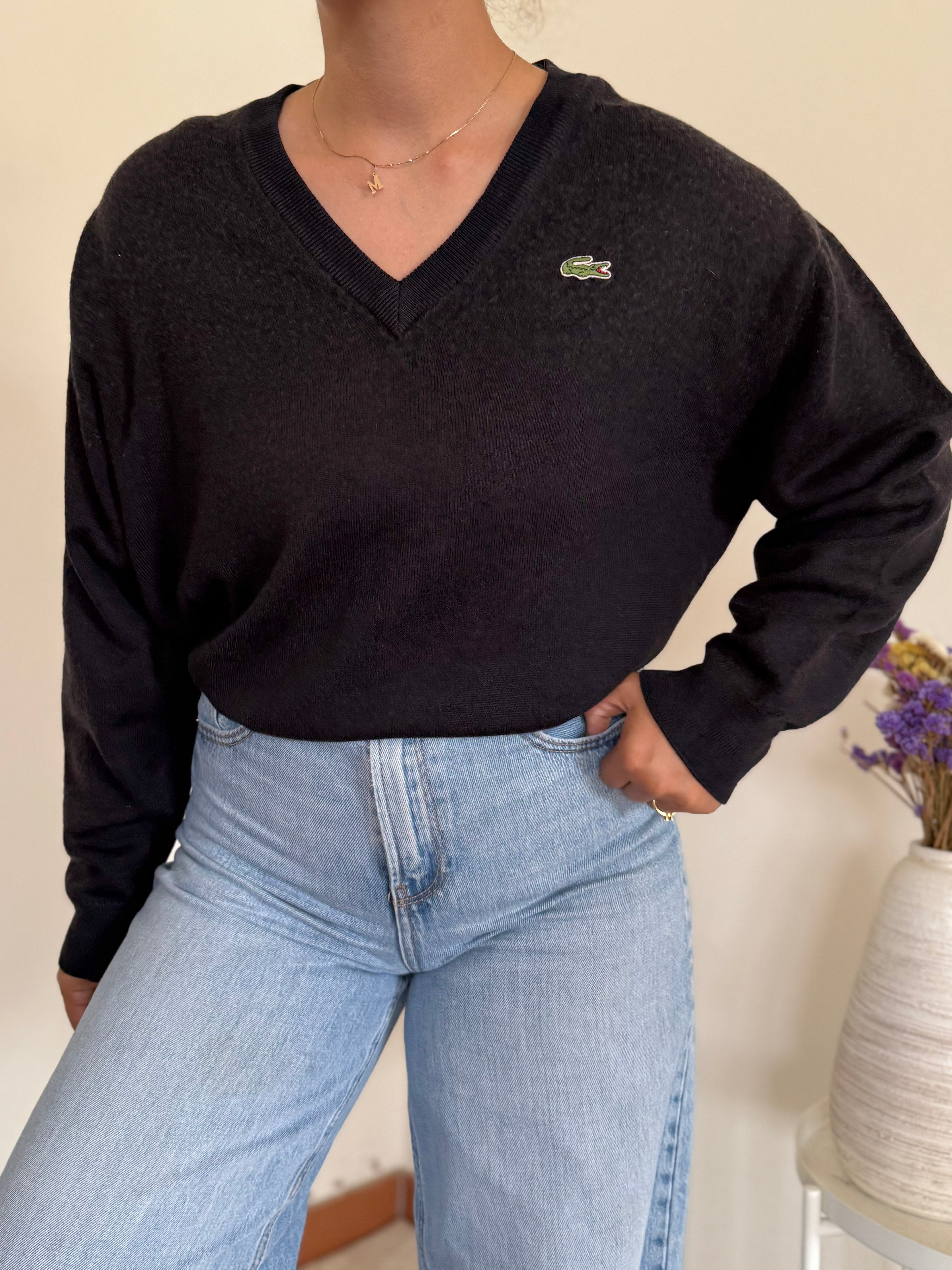 Lacoste V-Neck Sweater 50% Lã