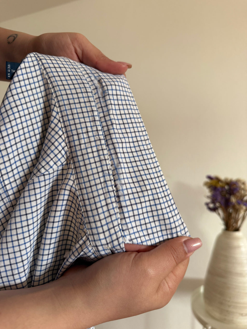 Polo Ralph Lauren Shirt Plaid 100% Cotton