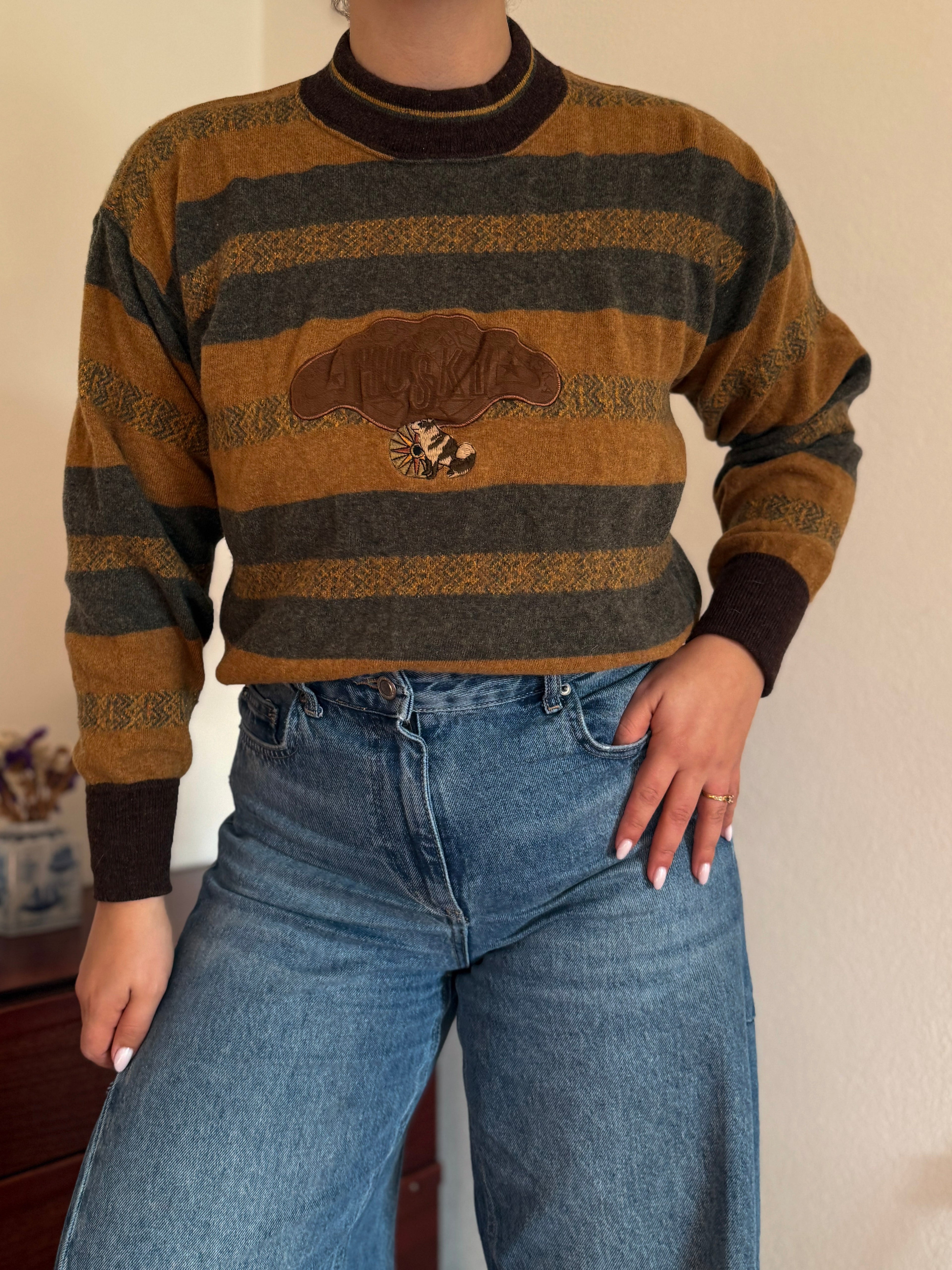 Vintage Sweater 100% Lambswool Made in Italy