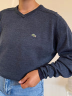 Lacoste V-Neck Sweater 100% Lã